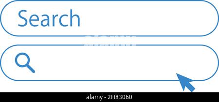 Vectors that can be customized with a magnifying glass or with a cursor as desired. Stock Vector
