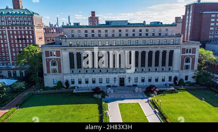 Butler Library, Columbia University, Morningside Heights, Manhattan, NYC, USA Stock Photo