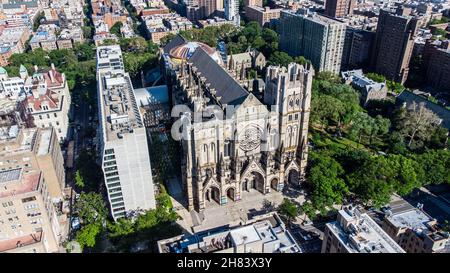 Cathedral of St. John the Divine, Episcopal Cathedral, UWS, Manhattan, NYC, USA Stock Photo