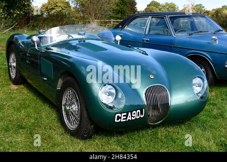 Last Classic Car meet at Hook Norton Brewery for 2021 Stock Photo