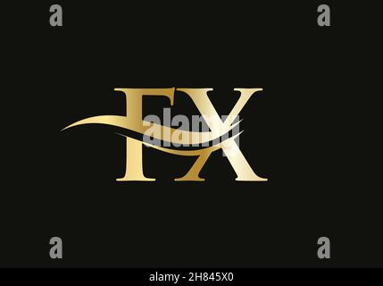 Initial FX Letter Linked Logo. Creative Letter FX Modern Business Logo  Vector Template. FX Logo Design Stock Vector Image & Art - Alamy