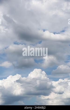 Vertical photo of cloudy sky Stock Photo