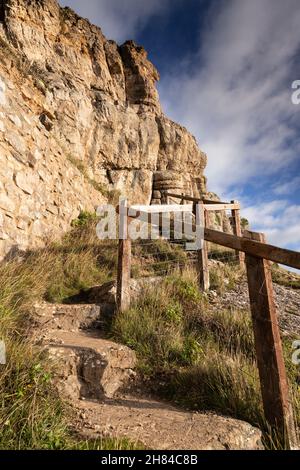 Great Orme limestone headland, Llandudno, North Wales coast Stock Photo