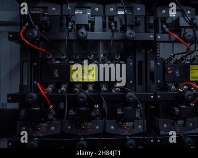 Kazan, Russia. 08 November 2021. Equipment at the command post of the Russian army. Army exercises of Collective Security Treaty Organization countries Stock Photo