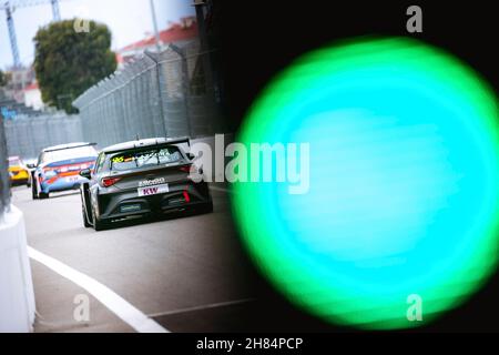 96 Azcona Mikel (spa), Zengo Motorsport, Cupra Leon Competicion TCR, action during the 2021 FIA WTCR Race of Russia, 8th round of the 2021 FIA World Touring Car Cup, on the Sochi Autodrom, from November 27 to 28, 2021 in Sochi, Russia- Photo Evgeniy Safronov / DPPI Stock Photo