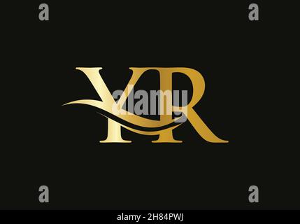 Yr monogram logo Royalty Free Vector Image - VectorStock