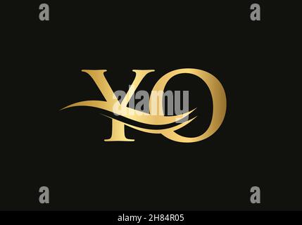 YO Letter Linked Logo for business and company identity. Initial Letter YO Logo Vector Template Stock Vector