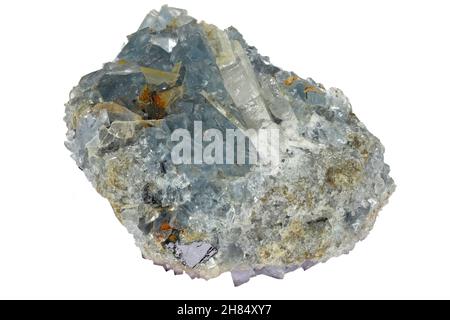 fluorite isolated on white background Stock Photo