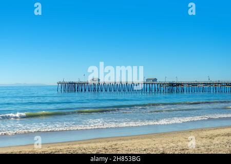 Beach and pier at San Clemente, California