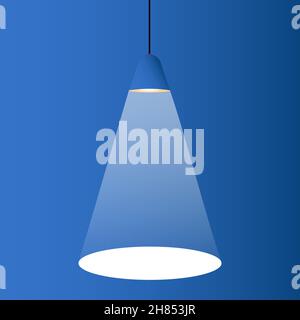 illustration of light bulb with light ray for product promotion placement. Stock Vector