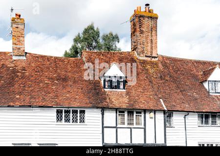 Old House in Hartfield, East Sussex, the village of Winnie the Pooh Stock Photo