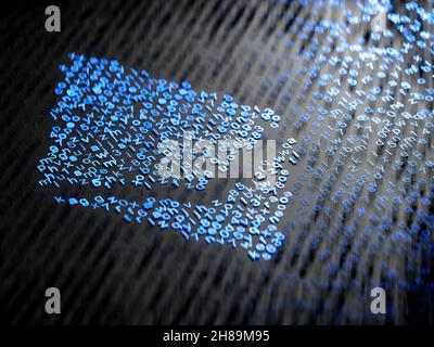 3d render Etherium digital address background high resolution Stock ...