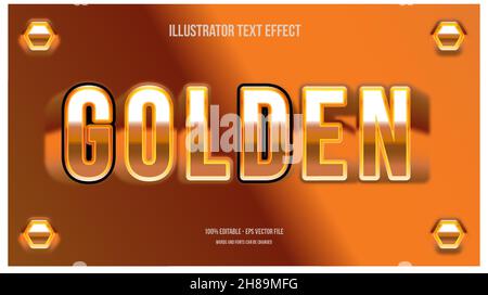 3d silver text effect vector illustration Stock Vector