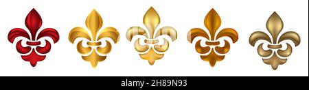 Fleur de lis vector illustration vector illustration Stock Vector