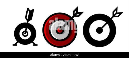 target bull eye illustration vector illustration Stock Vector