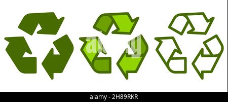 Recycle . Recycling and rotation arrow vector illustration Stock Vector