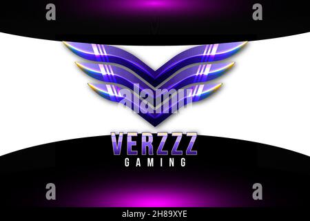wings gaming logo Stock Vector