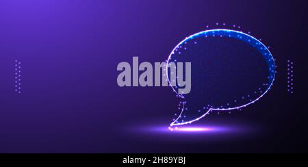 low poly wireframe mesh from polygonal design vector illustration Stock Vector