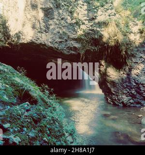 Purling Brook Falls, Springbrook National Park ,Gold Coast, Queensland, Australia.