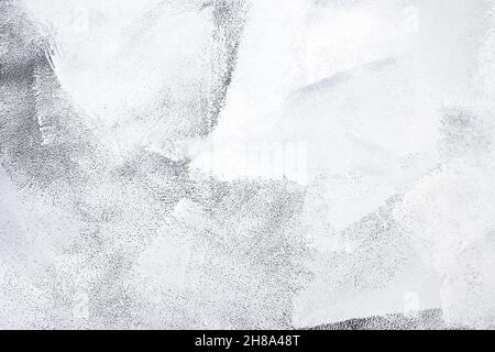 White texture background of printed circuit board. Computer technology background. Information tech. Space for text. Gray scale pcb background. Stock Photo