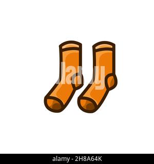 socks colorful icon vector illustration Stock Vector