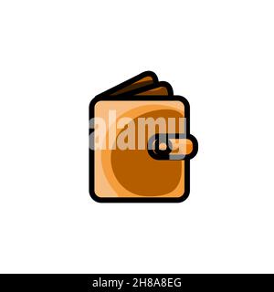 pocket, wallet colorful icon vector illustration Stock Vector