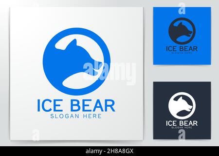 bear Logo Inspiration isolated on white background Stock Vector