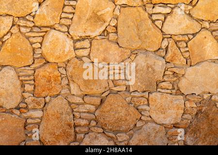 Decorative stone wall Stock Photo