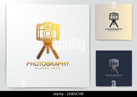 camera icon logo Designs Inspiration Isolated on White Background Stock Vector