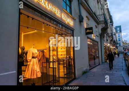 France, Paris, rue Saint Honore, Front of Alexander McQueen Fashion Store  Stock Photo - Alamy