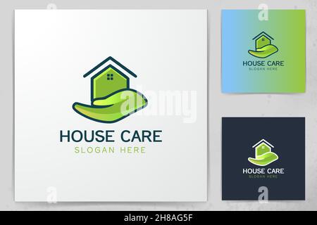 house care logo design inspiration Stock Vector