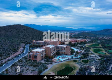 JW Marriott Starr Pass Resort and Spa at Tucson, Arizona in morning. Stock Photo
