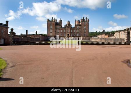 Drumlanrig Castle home to the Duke and Duchess of Buccleuch & Queensberry, Queensbury estate, Dumfries & Galloway, Dumfriesshire, Scotland Stock Photo