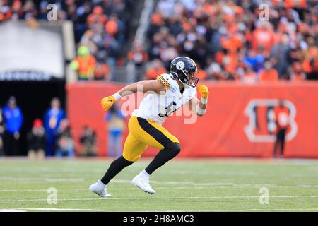 PITTSBURGH, PA - NOVEMBER 13: Pittsburgh Steelers linebacker Alex Highsmith  (56) is announced