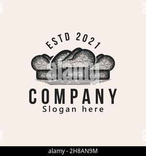 Chef / Restaurant logo design inspiration. vector illustration Stock Vector