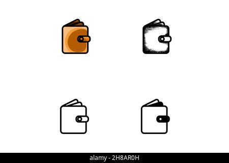 pocket isolated on white background, vector illustration Stock Vector