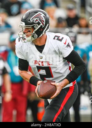 November 28, 2021 - Jacksonville, FL, U.S: Jacksonville Jaguars linebacker  Josh Allen (41) during 1st half NFL football game between the Atlanta  Falcons and the Jacksonville Jaguars at TIAA Bank Field in