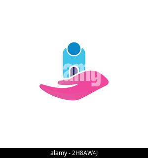 motorcycle service care logo Ideas. Inspiration logo design. Template Vector Illustration. Isolated On White Background Stock Vector