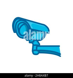cctv camera icon vector illustration isolated on white background Stock Vector