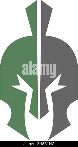 Gladiator,Spartan icon logo design vector template Stock Vector
