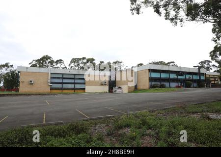 Bankstown Senior College, previously known as Bankstown Boys High School, Antwerp St, Bankstown NSW 2200 Stock Photo