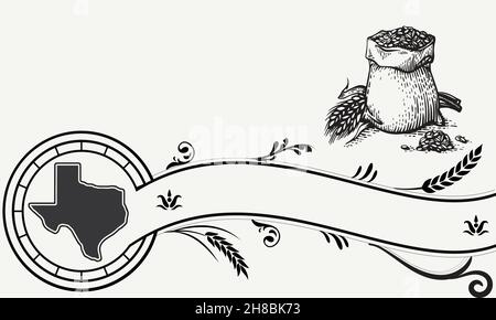 grains placed in stack vector logo design symbol Stock Vector