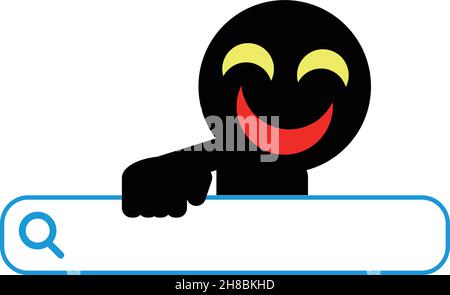It helps to express scams about the Internet. Stock Vector