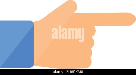 It can be utilized for the representation that gives a finger. Stock Vector