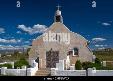 Village church in San Ysidro, New Mexico, USA Stock Photo