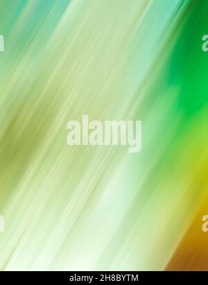 Abstract gradient green yellow blurred diagonal lines background Stock Photo