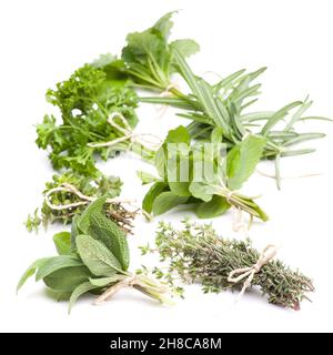 Herbs for cooking in the square Stock Photo