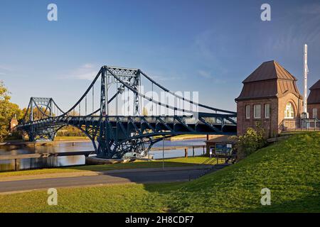 Emperor William Bridge, Germany, Lower Saxony, Wilhelmshaven Stock Photo