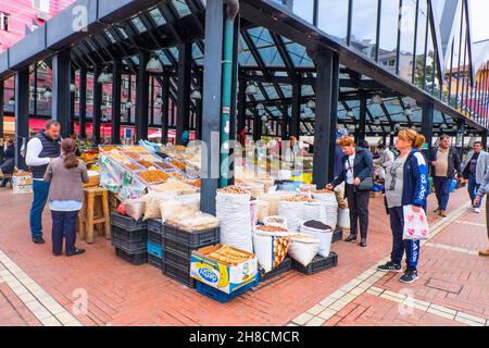 Pazar Meydanı, Pazari i Ri, new bazaar, Tirana, Albania Stock Photo