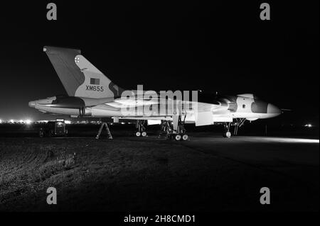 XM655 at Wellesbourne. Stock Photo